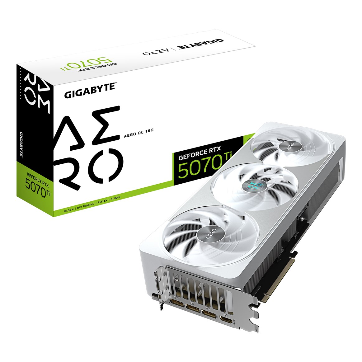 GIGABYTE GeForce RTX 5070 Ti AERO OC 16G NVIDIA 16 GB GDDR7