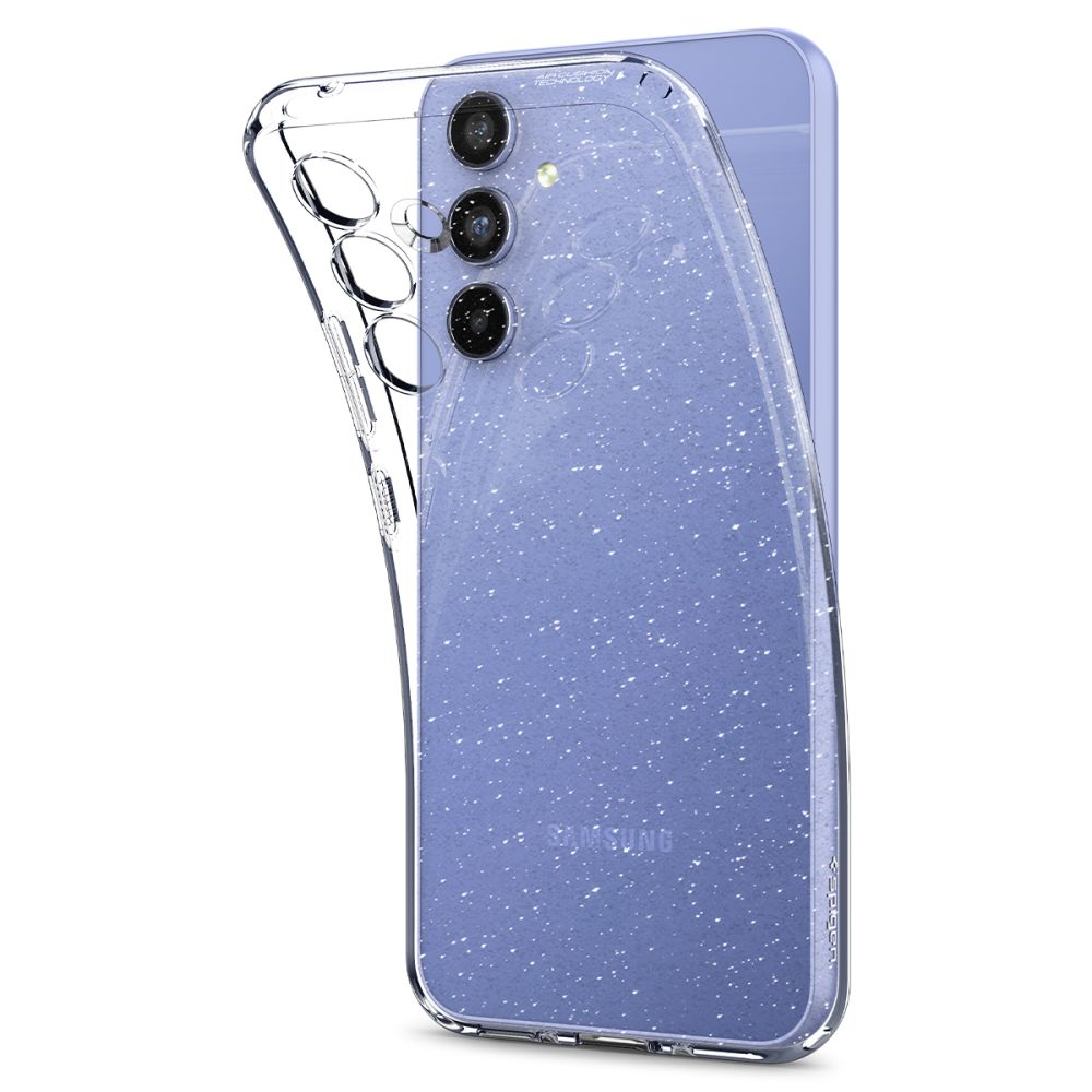 Spigen - Liquid Crystal Glitter maska za Samsung Galaxy A54 - Crystal Quartz