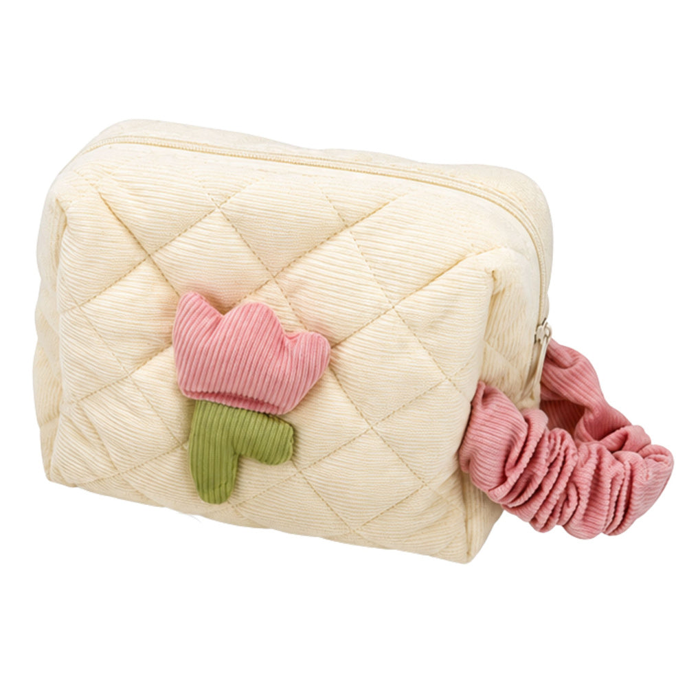 Wooden Beauty Set Makeup Cosmetic Bag Accessories 16 pcs.