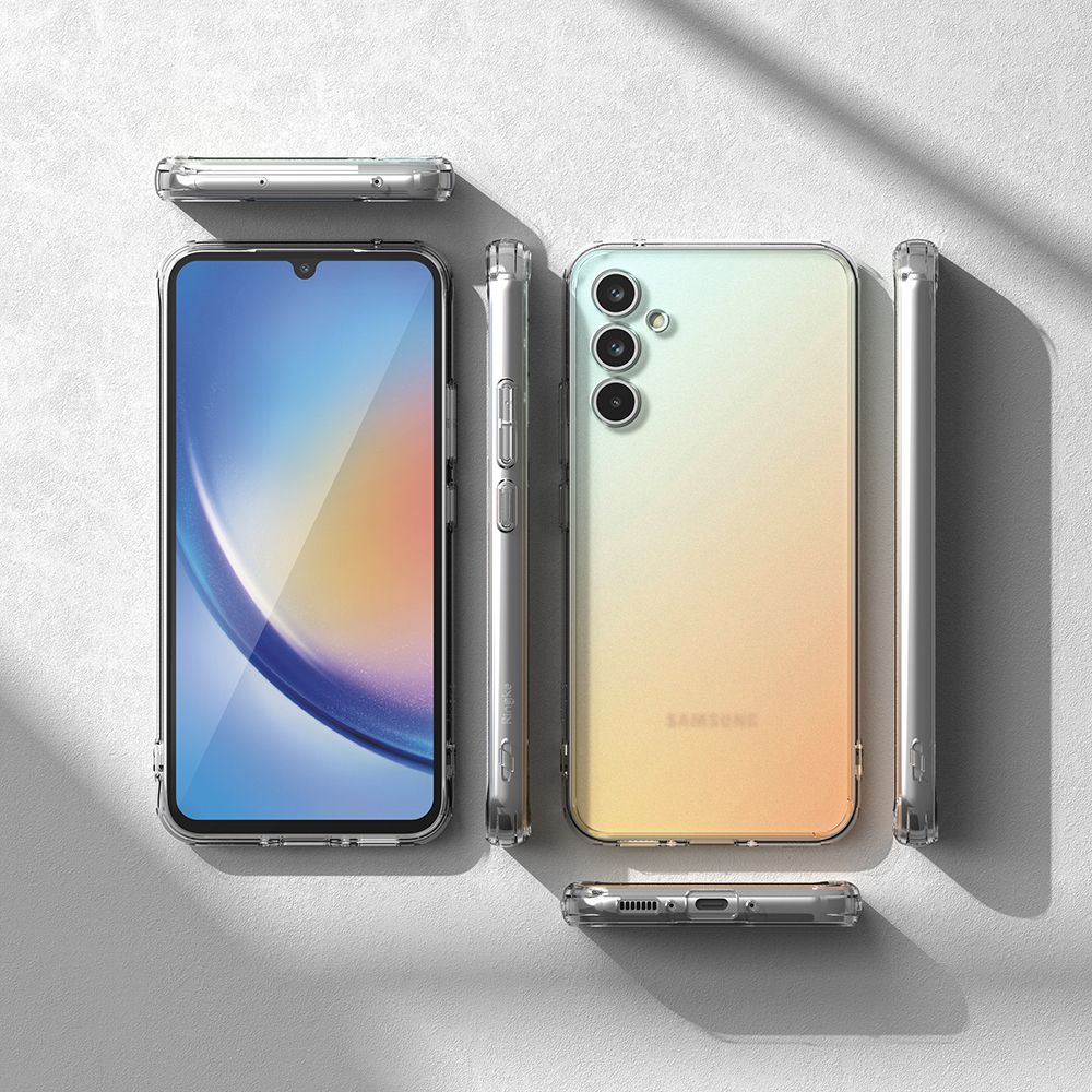Ringke Fusion ovitek za Samsung Galaxy A34 5G - prozoren