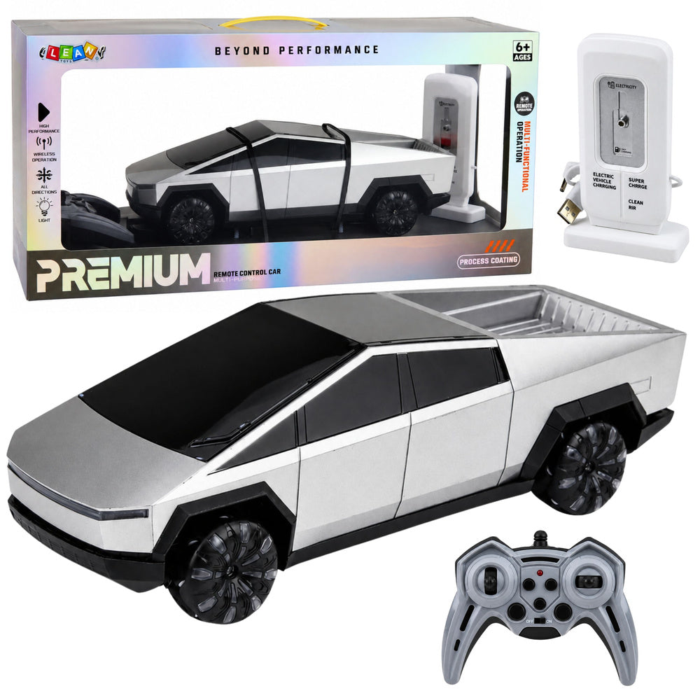 Remote Controlled Electric Car RC Pickup Charging Station 1:12