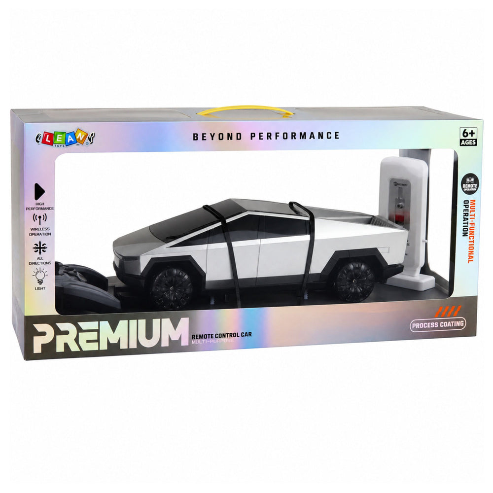 Remote Controlled Electric Car RC Pickup Charging Station 1:12