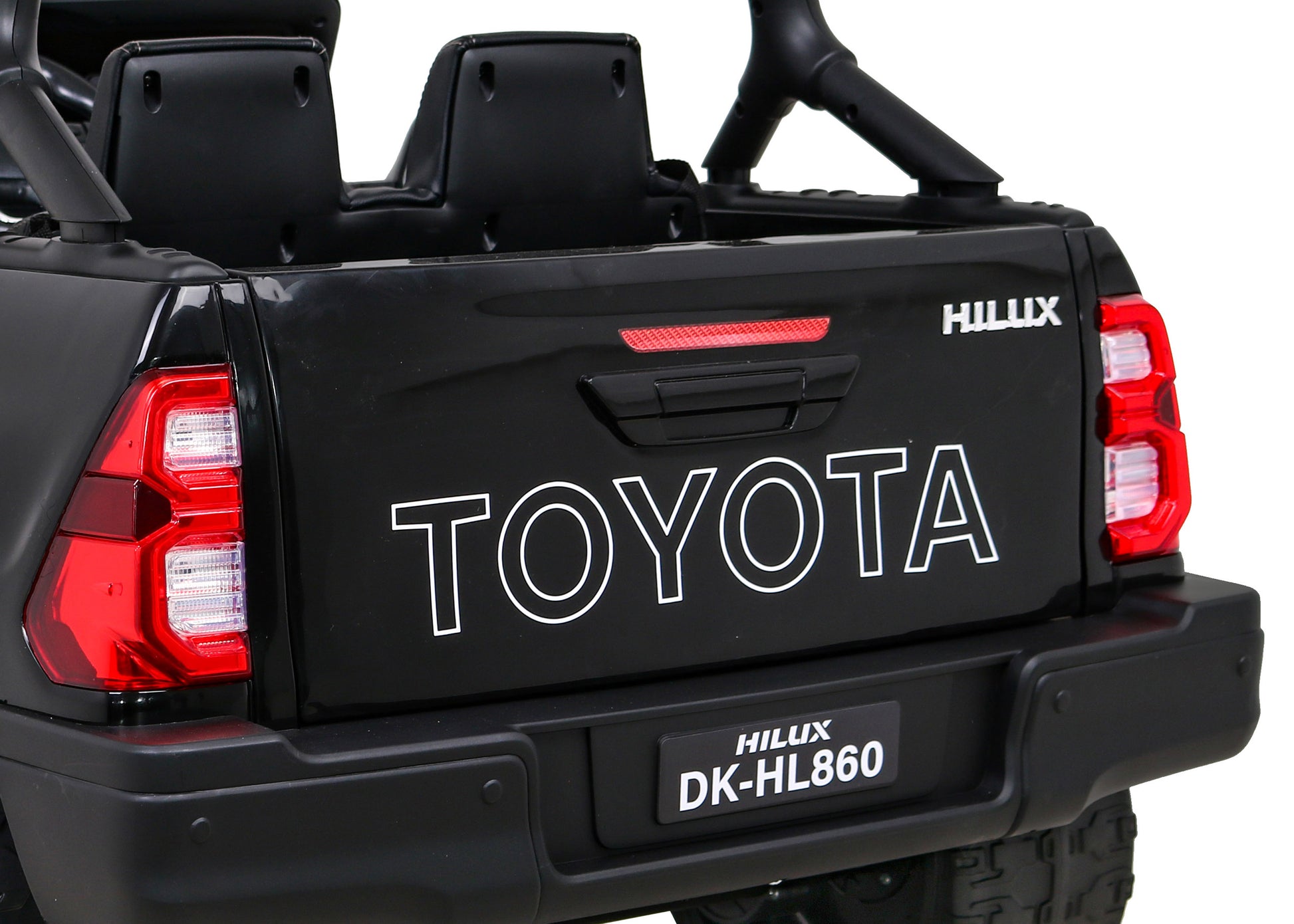 Licencirani auto na akumulator Toyota Hilux 4x4 - crni