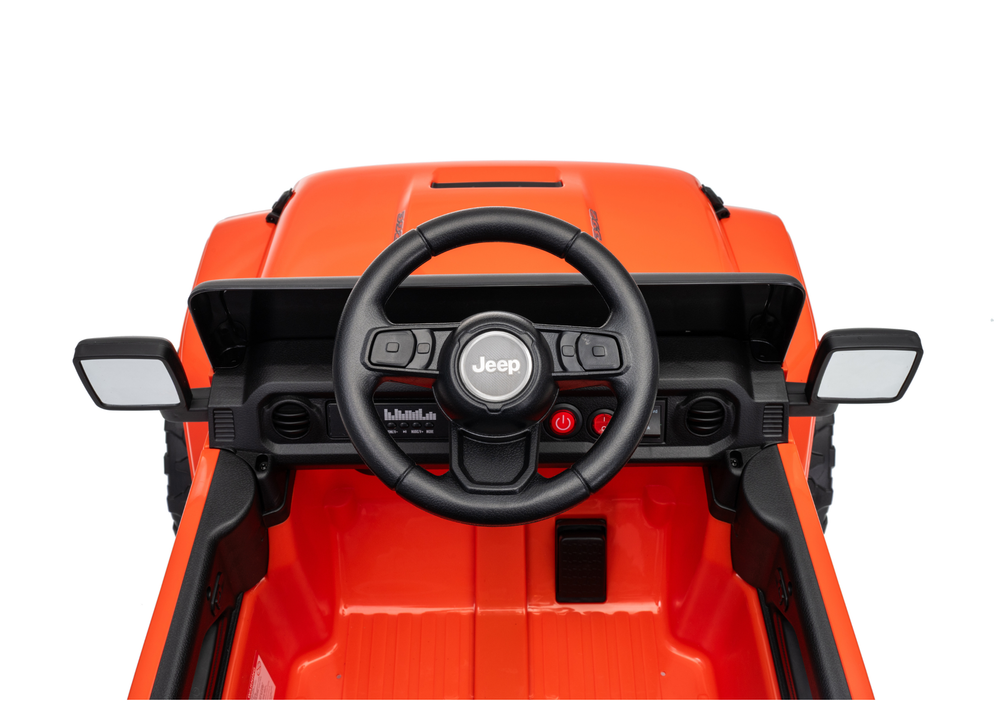 Jeep Rubicon DK-JWR558 24V Orange Battery-Powered Ride-On Vehicle