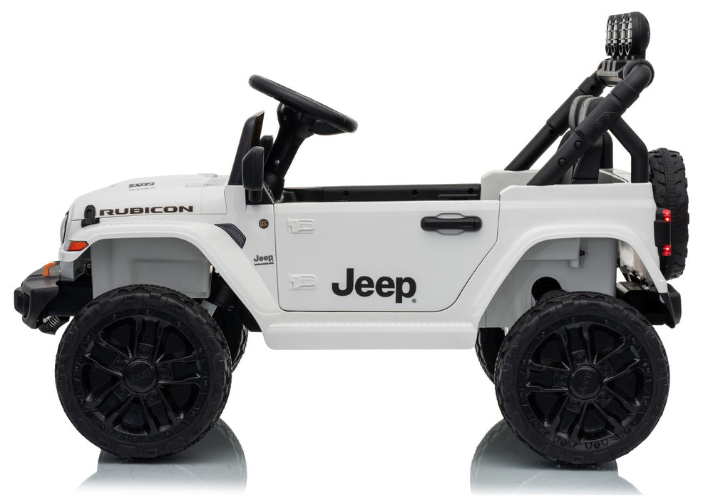Jeep Rubicon DK-JWR558 24V White Battery-Powered Vehicle