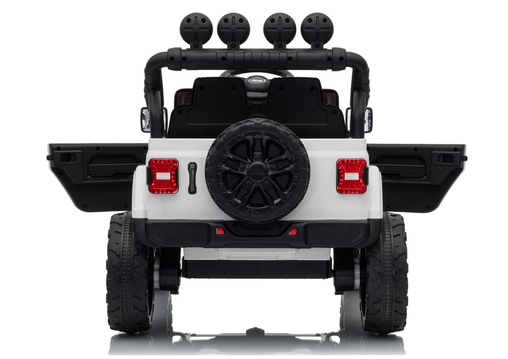 Jeep Rubicon DK-JWR558 24V White Battery-Powered Vehicle