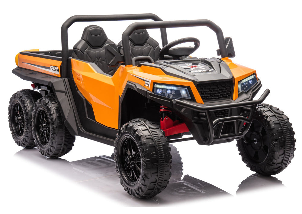 Auto na akumulator XB-1038A 4x4 24V - dvosjed - narančasti