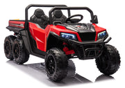 Auto na akumulator XB-1038A 4x4 24V - dvosjed - crveni