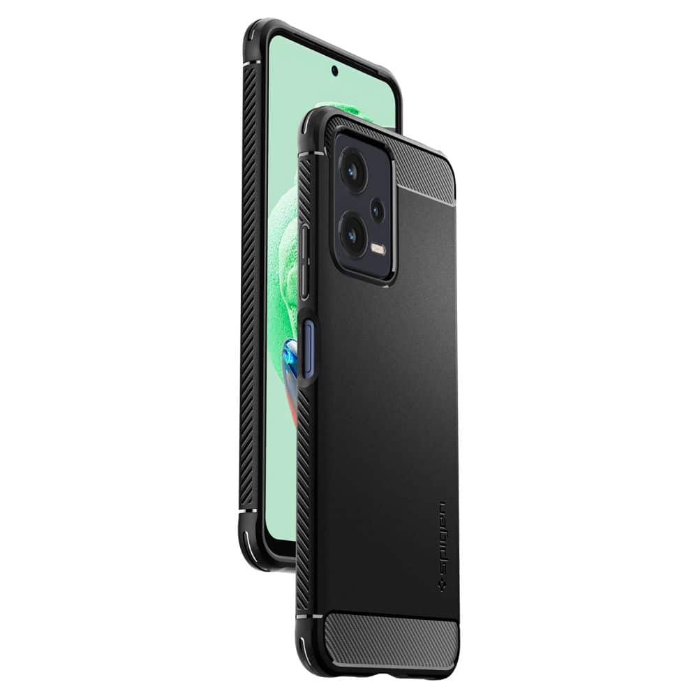Spigen - Robust Armor za Xiaomi Redmi Note 12 5G / Poco X5 - črna