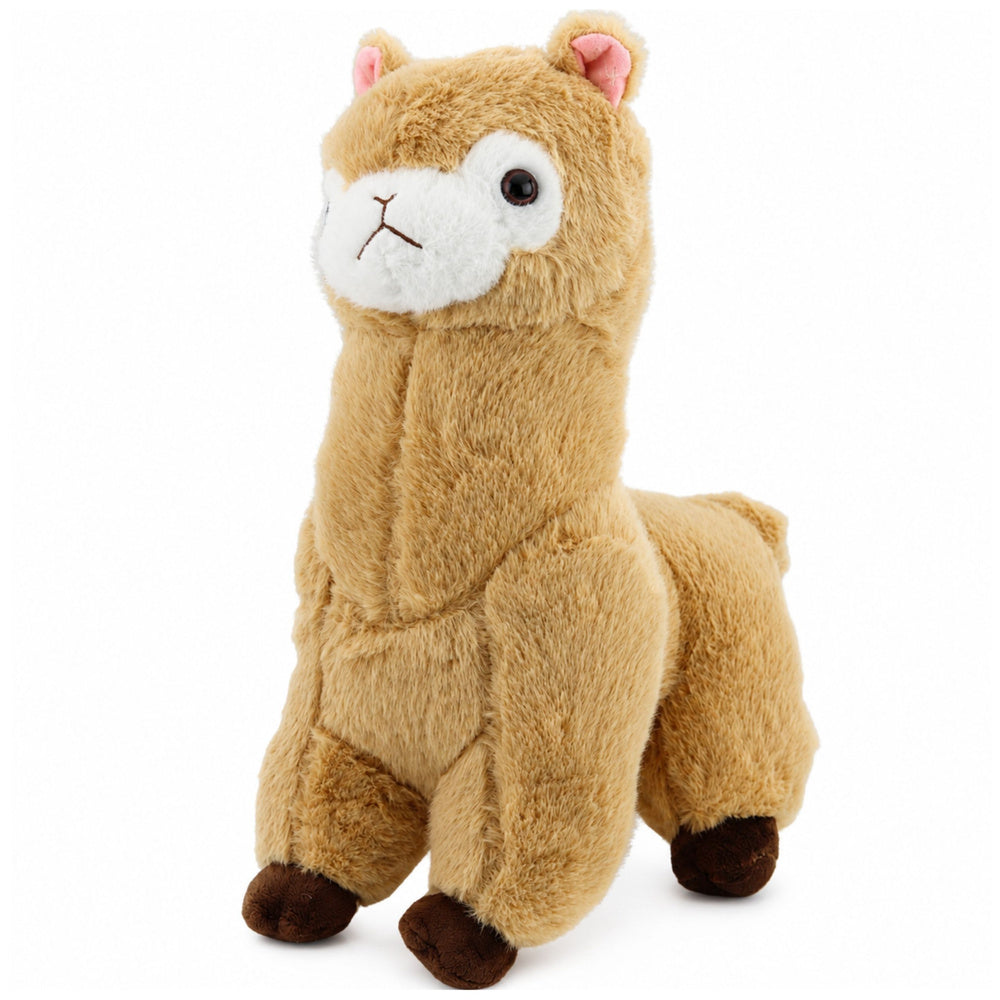Plush Alpaca Llama Plush Toy Cuddly Toy Soft Fur Cream 38 cm