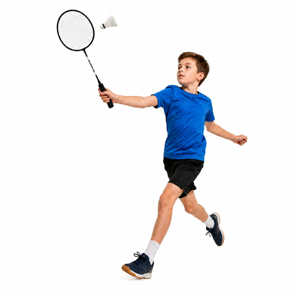 Reketi za badminton sa futrolom i lopticom 4u1 - crni