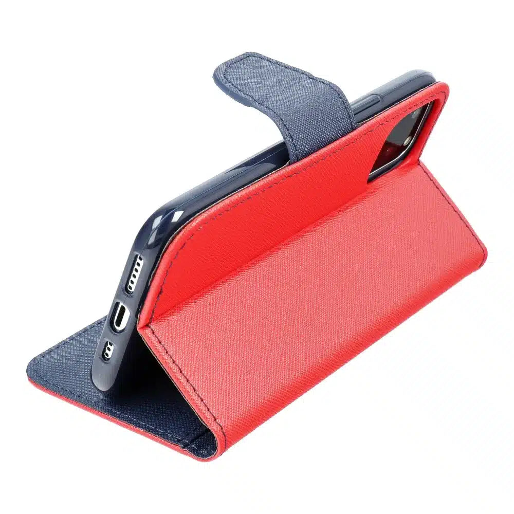Fancy Book ovitek za XIAOMI Redmi NOTE 12S rdeča / temno modra