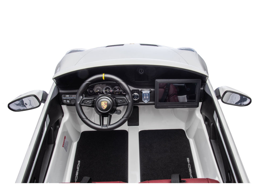 DK-P911 Porsche GT3 24V Battery-Operated Car White