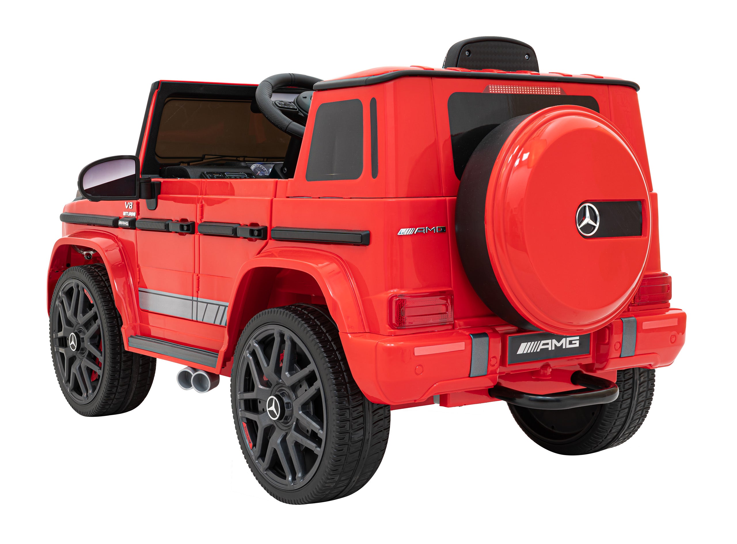 Licencirani auto na akumultor Mercedes G63 - crveni