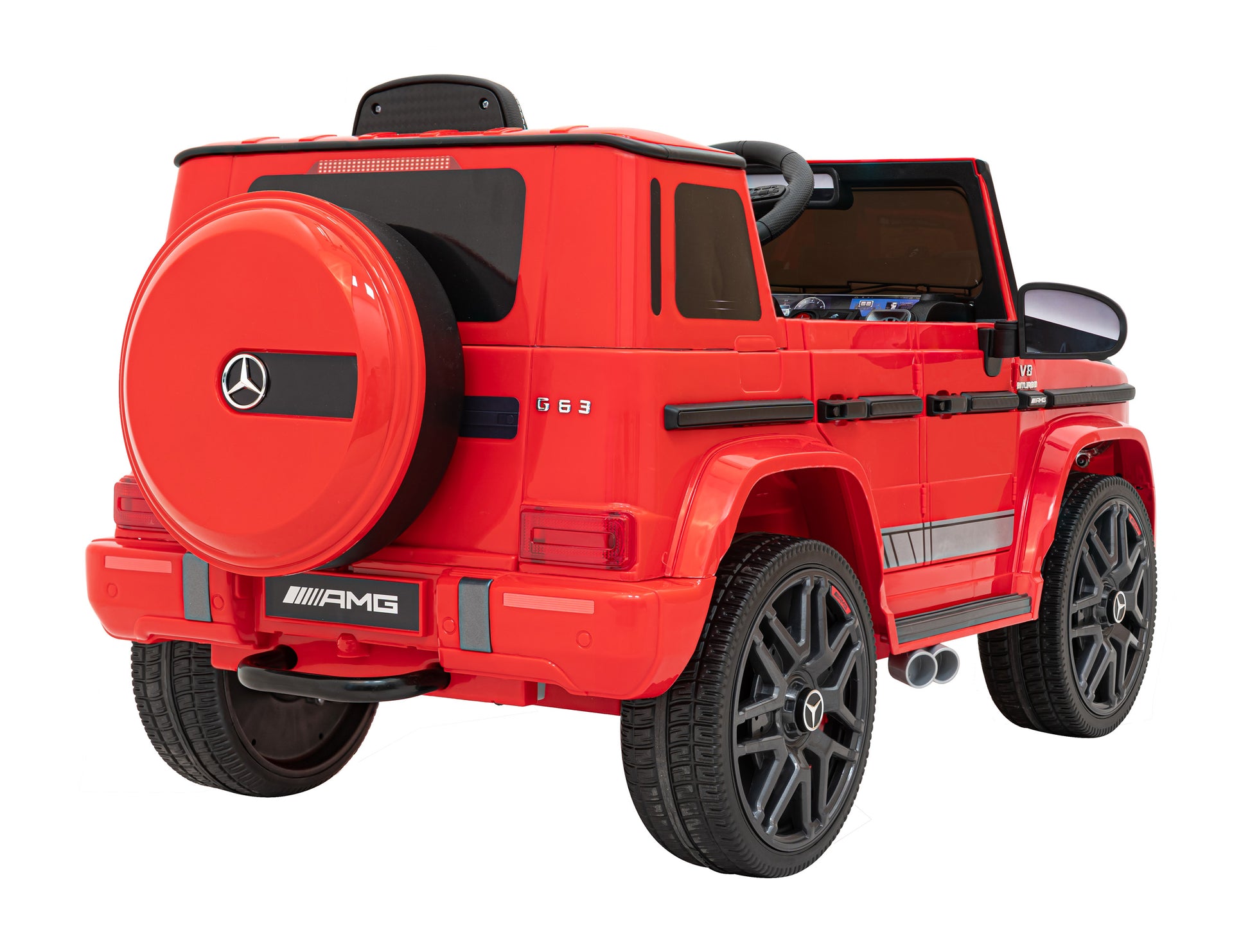 Licencirani auto na akumultor Mercedes G63 - crveni