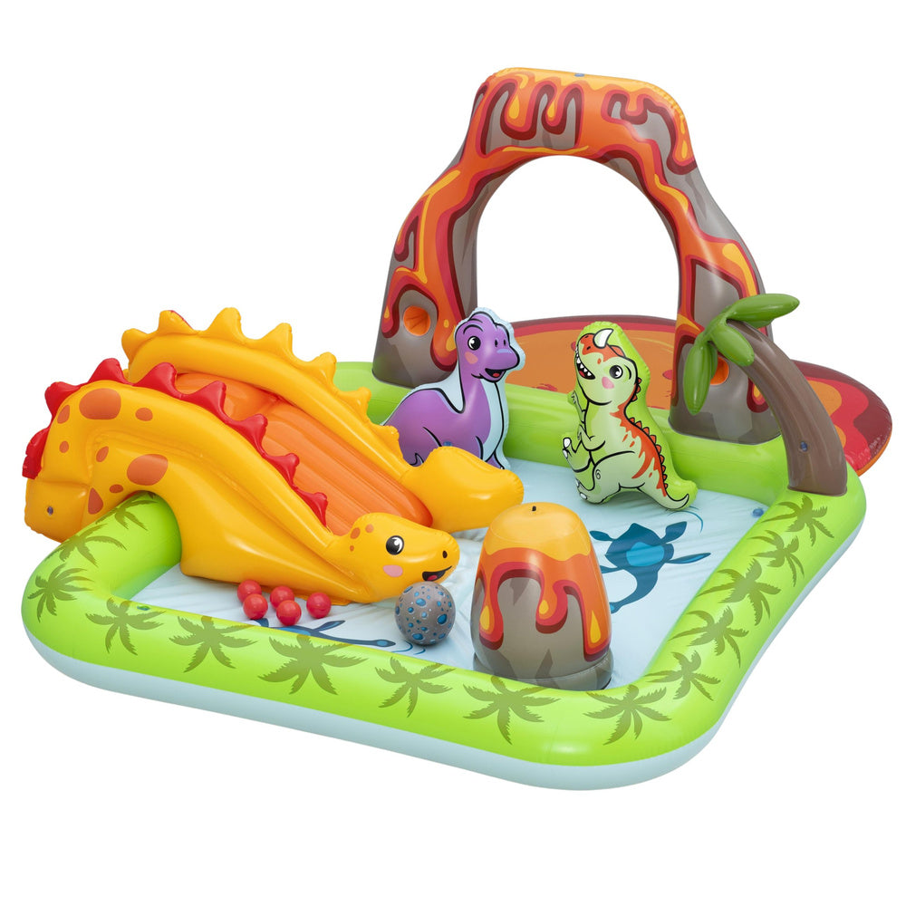 Water Playground with Dinosaurs Volcano Balls Bestway 53172