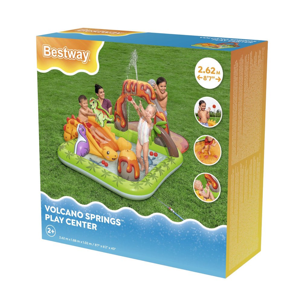 Water Playground with Dinosaurs Volcano Balls Bestway 53172