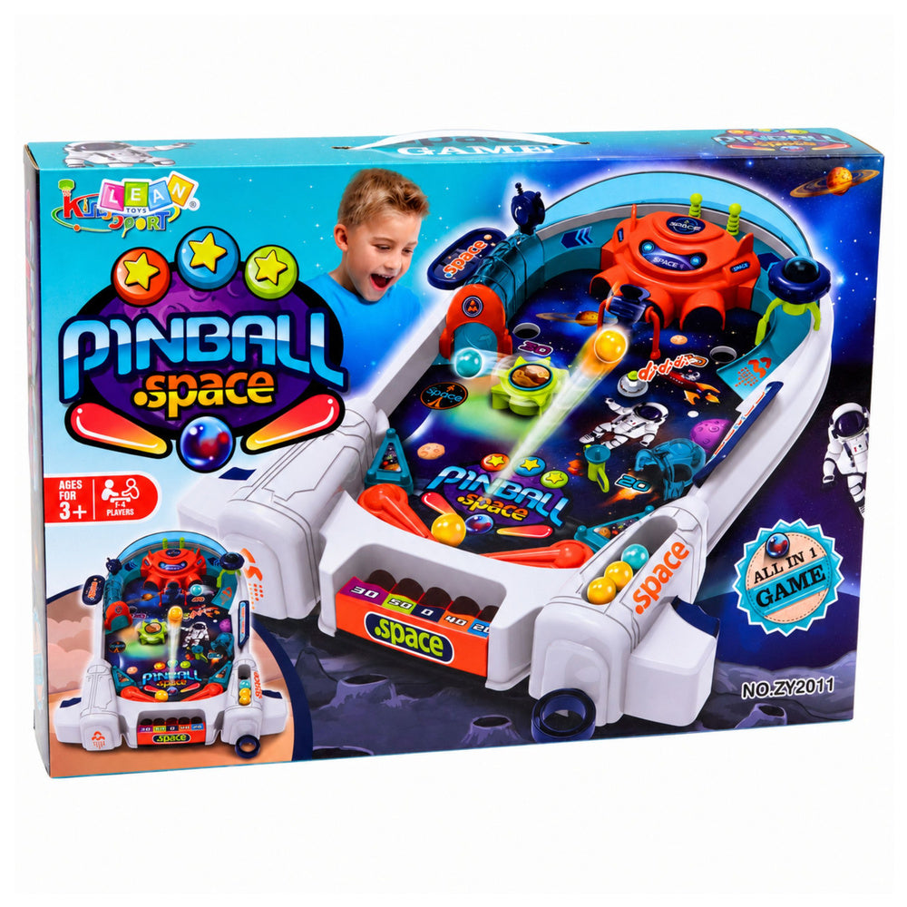 Arcade Game Space Pinball Space Flipper Rocket Obstacles 8 Balls