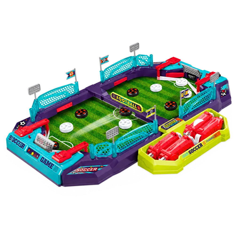 2 in 1 Tabletop Soccer Hockey Arcade Game for 2 Players Counter