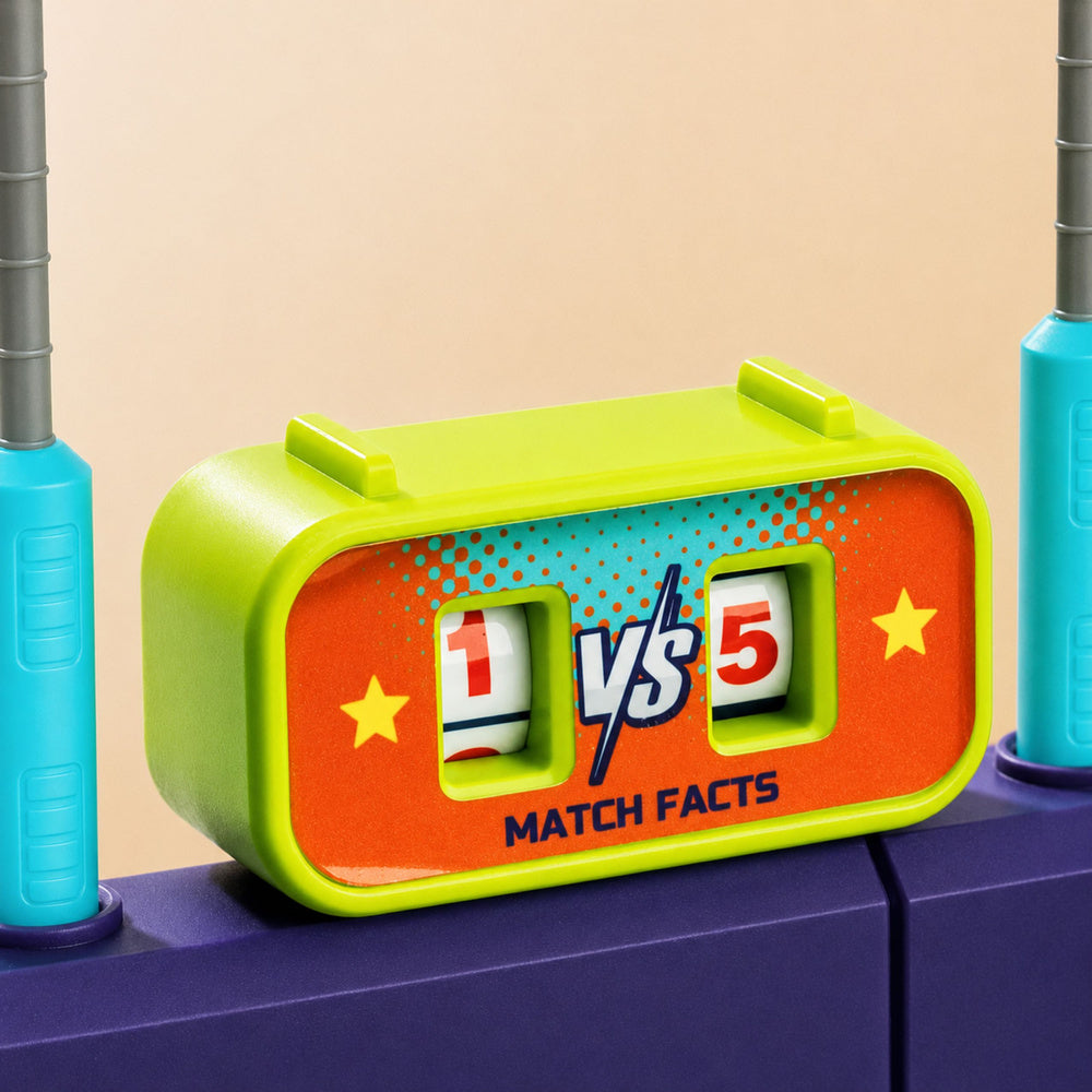 2 in 1 Tabletop Soccer Hockey Arcade Game for 2 Players Counter