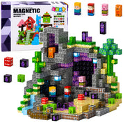 Magnetic Blocks Pixels Cubes Cubes Square World 100 pcs.