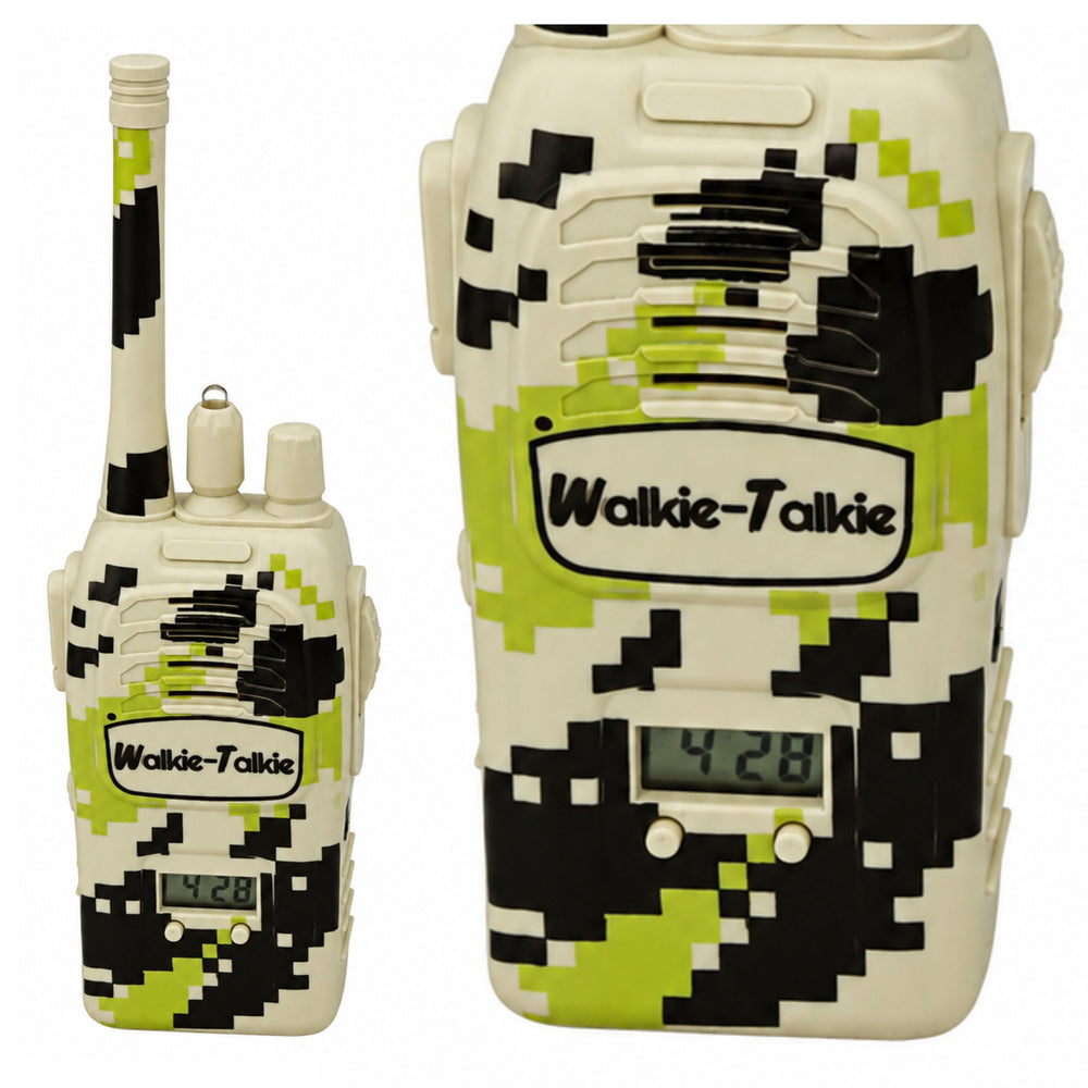 Military Walkie Talkies USB Range 200M Khaki 2 pcs.