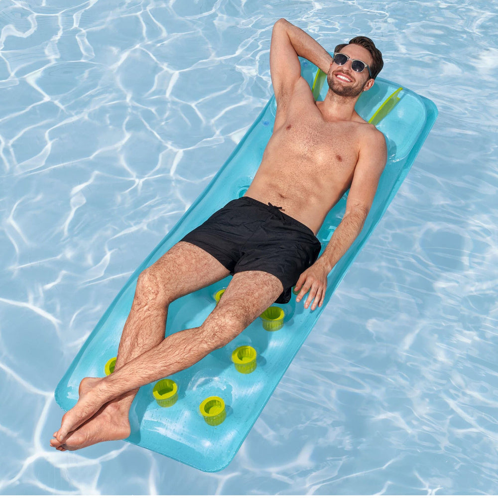 Inflatable Mattress for Swimming Pool Blue Bestway 43015