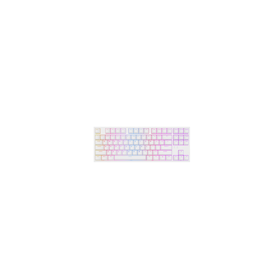 GENESIS Thor 404 TKL tipkovnica Igranje USB QWERTY US Međunarodna Bijelo