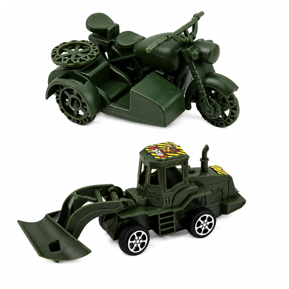 Military Set Soldiers Helicopter Vehicles Base 58 pcs.