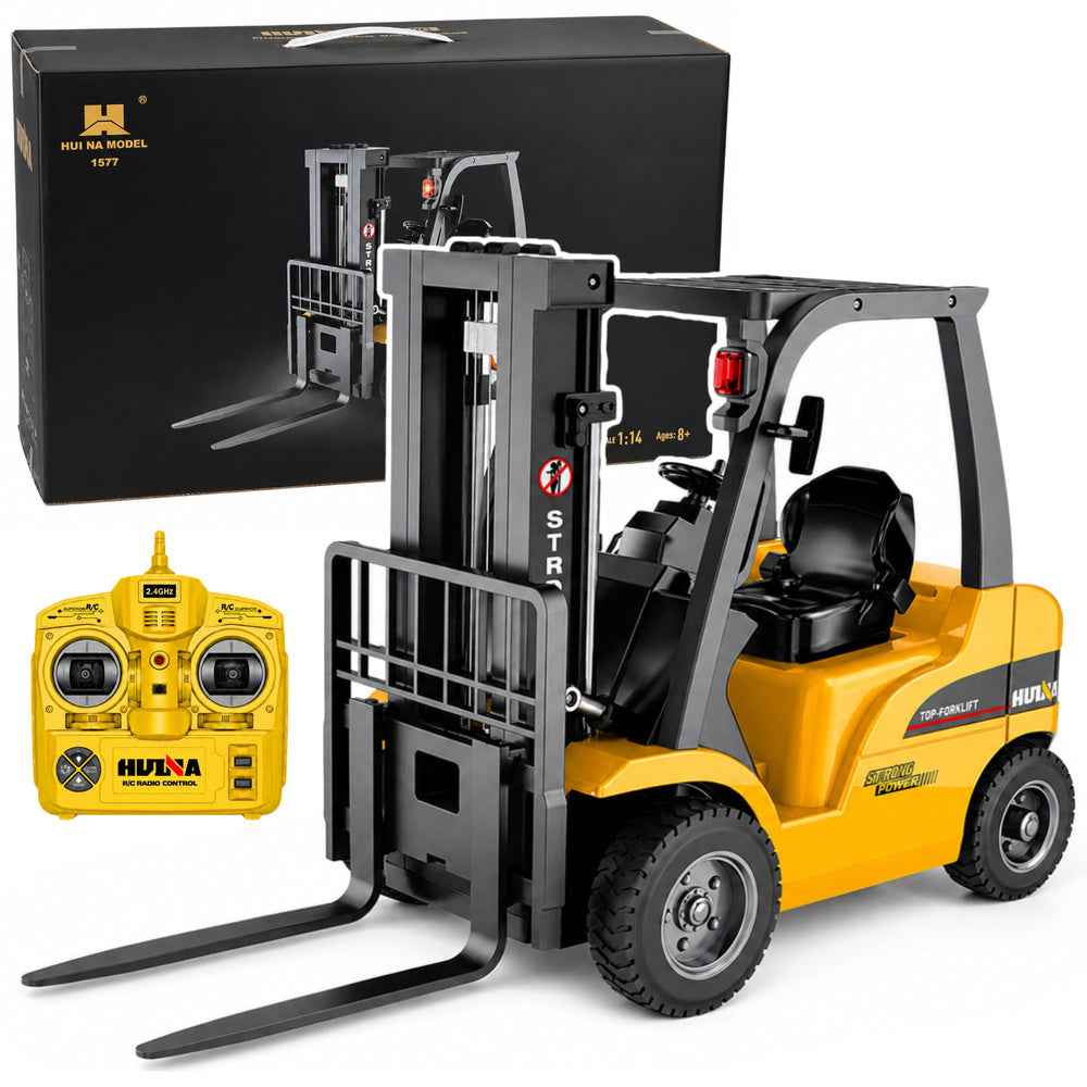 Huina 1577 1:14 Large Remote Controlled Forklift RC Pallet Grabber