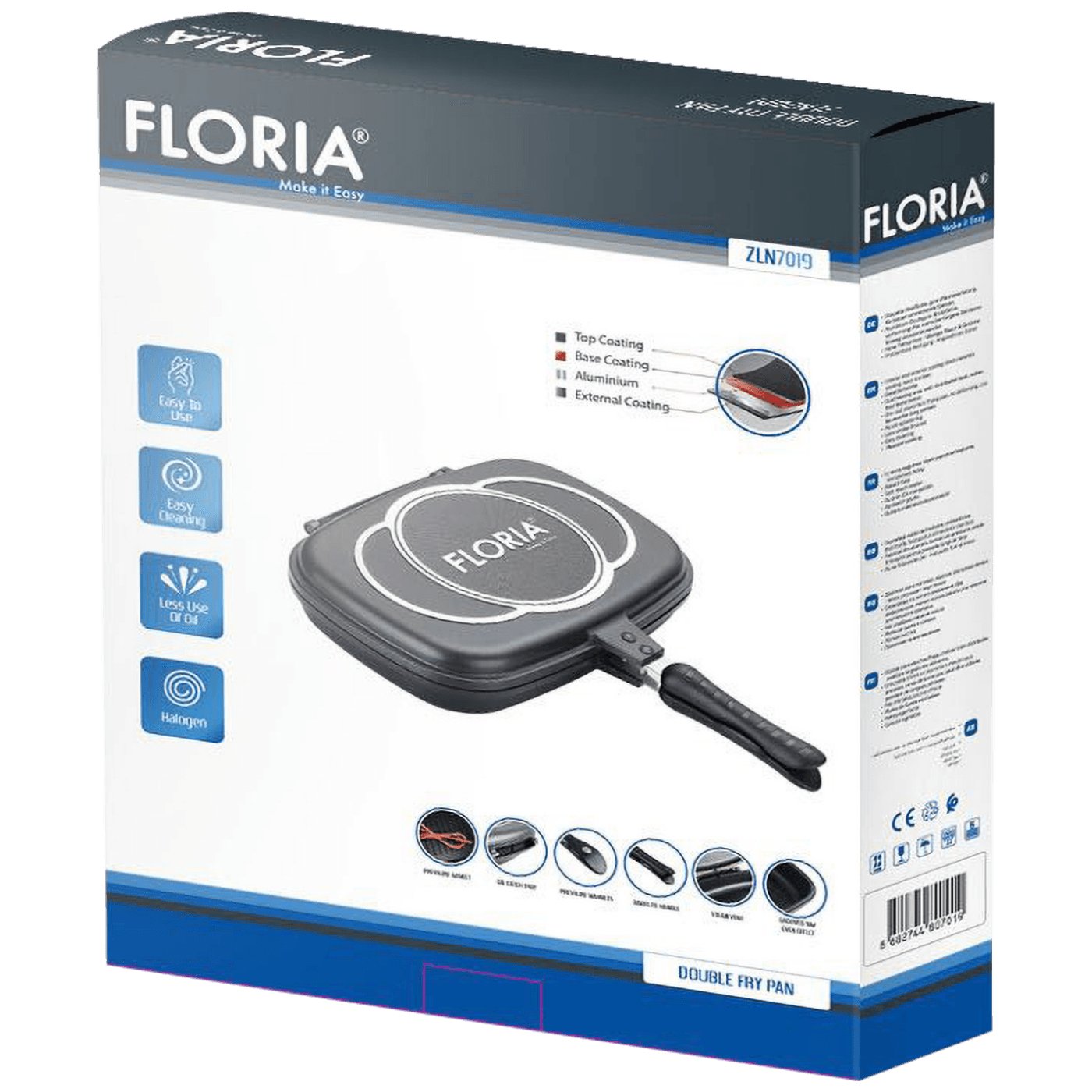 Floria Dvostruka grill tava - ZLN7019