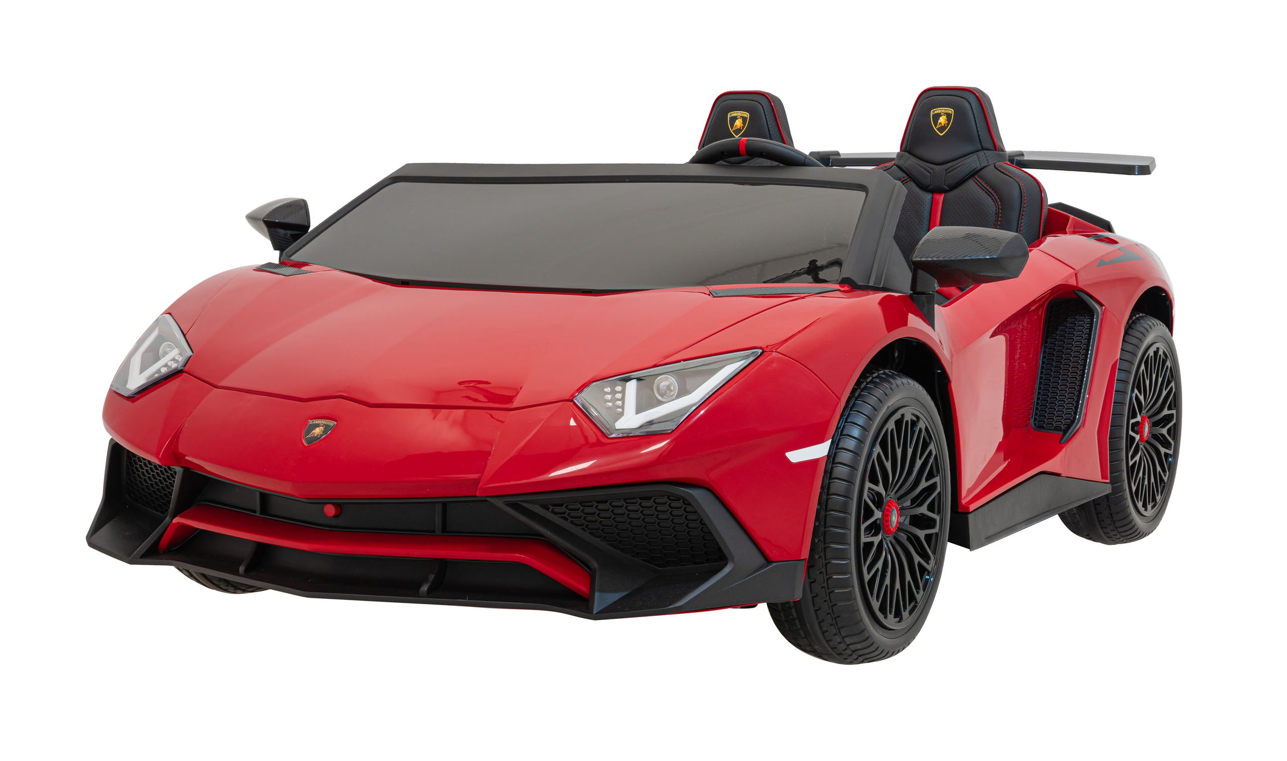 Licencirani auto na akumulator Lamborghini Aventador SV - dvosjed - crveni