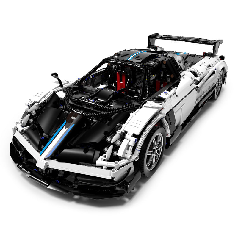 Auto na daljinsko upravljanje i sastavljanje Pagani Huayra 1:8 RASTAR - 2892 elemenata - bijeli