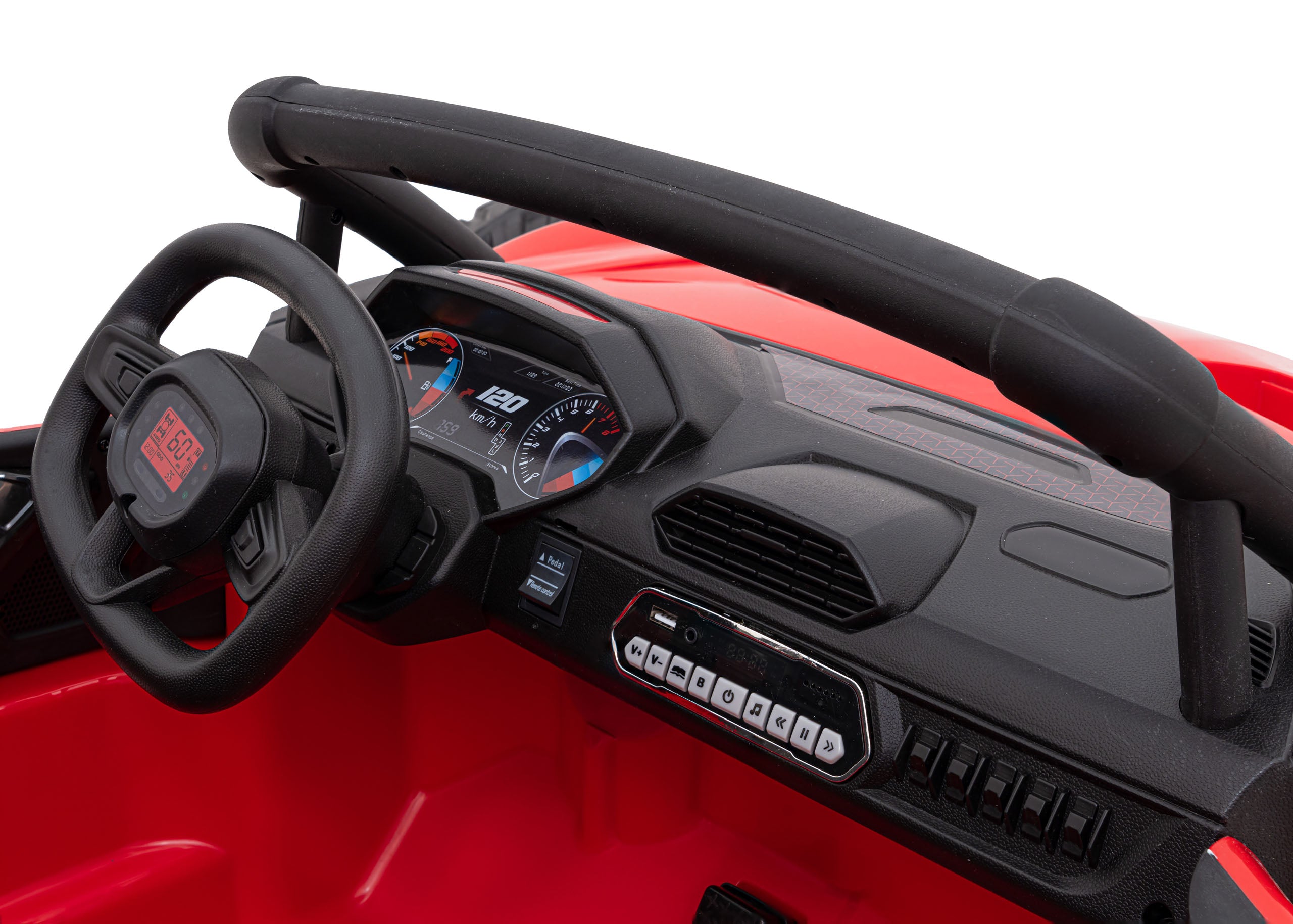 Buggy na akumulator Racing 5 - dvosjed - crveni