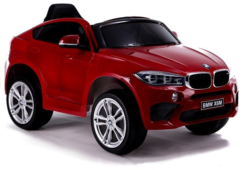 Licencirani auto na akumulator BMW X6 - crveni/lakirani