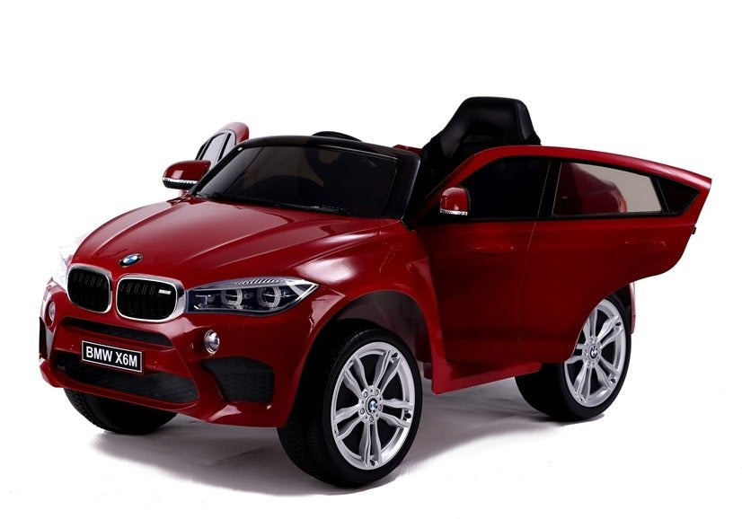 Licencirani auto na akumulator BMW X6 - crveni/lakirani