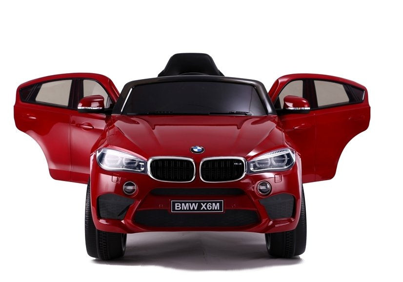 Licencirani auto na akumulator BMW X6 - crveni/lakirani