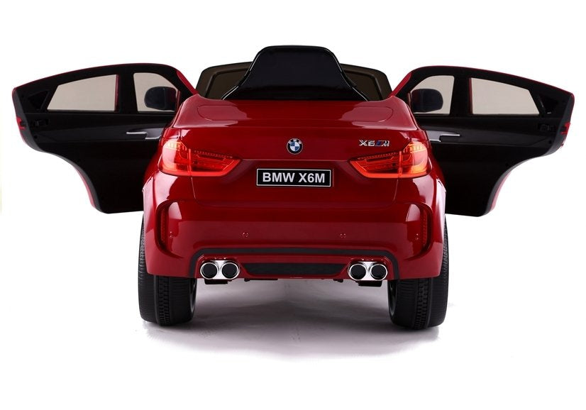 Licencirani auto na akumulator BMW X6 - crveni/lakirani