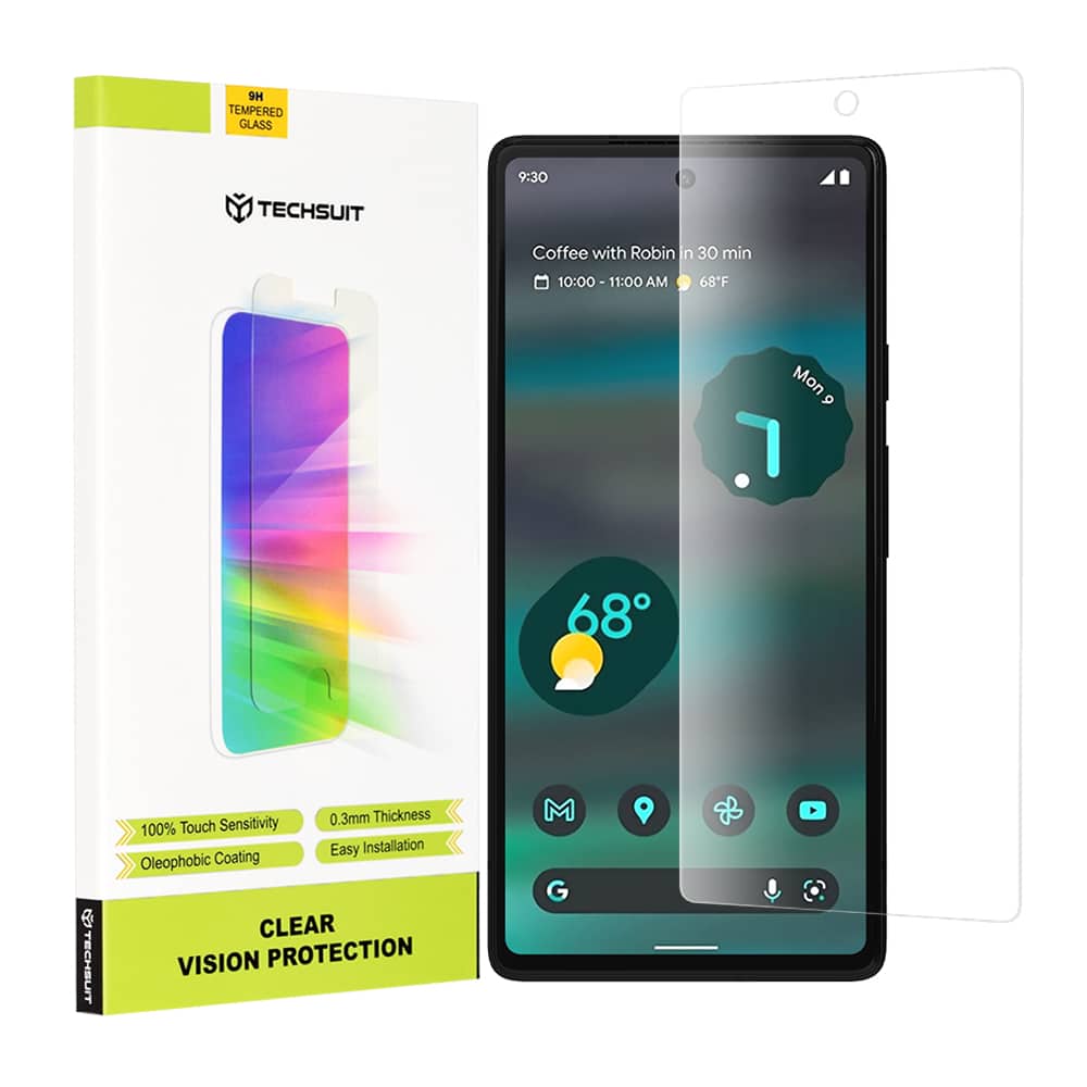 Techsuit – Clear Vision Glass kaljeno staklo za Google Pixel 6a – Prozirno