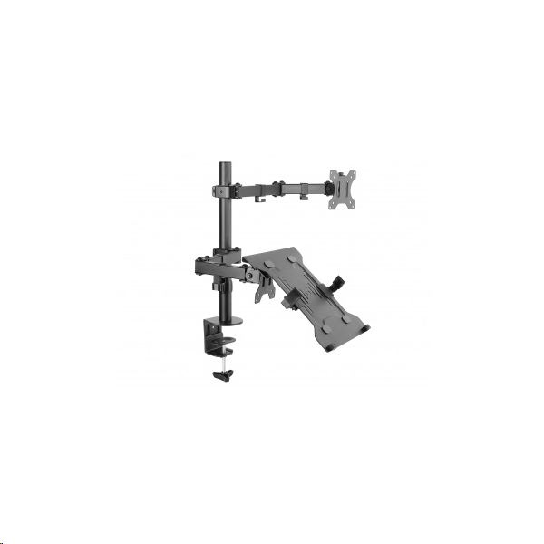 Equip 650119 nosač i stalak za monitore 81,3 cm (32") Crno Stolni