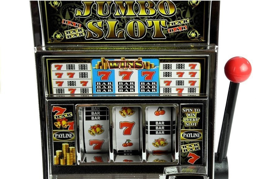 Big Slot Machine Casino With Sounds Money Bank