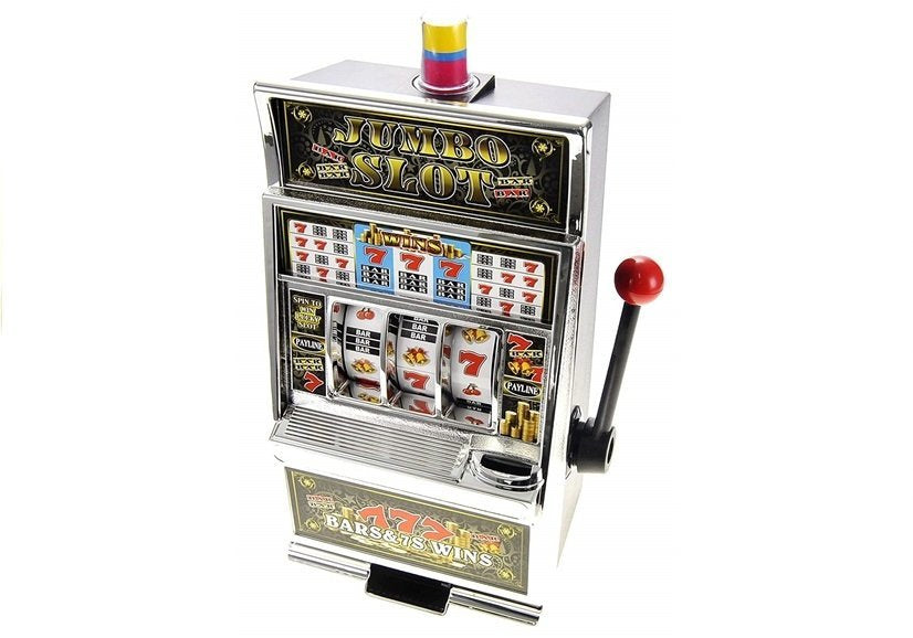 Big Slot Machine Casino With Sounds Money Bank