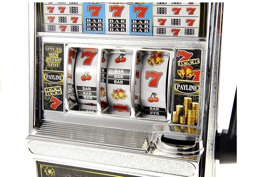 Big Slot Machine Casino With Sounds Money Bank