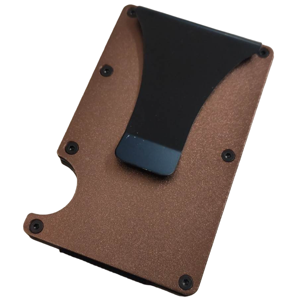 Metalna futrola za kartice - Smeđa KP25757