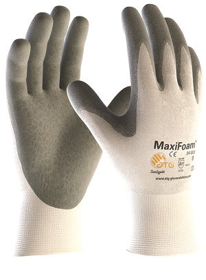 ATG rukavica MaxiFoam bijelo-siva