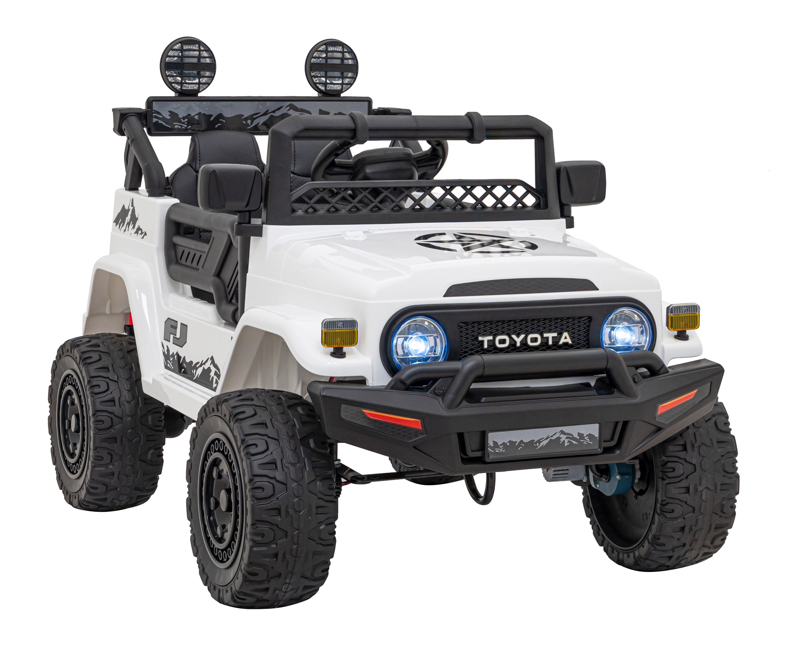 Licencirani auto na akumulator Toyota FJ Cruiser 4x4 - bijeli