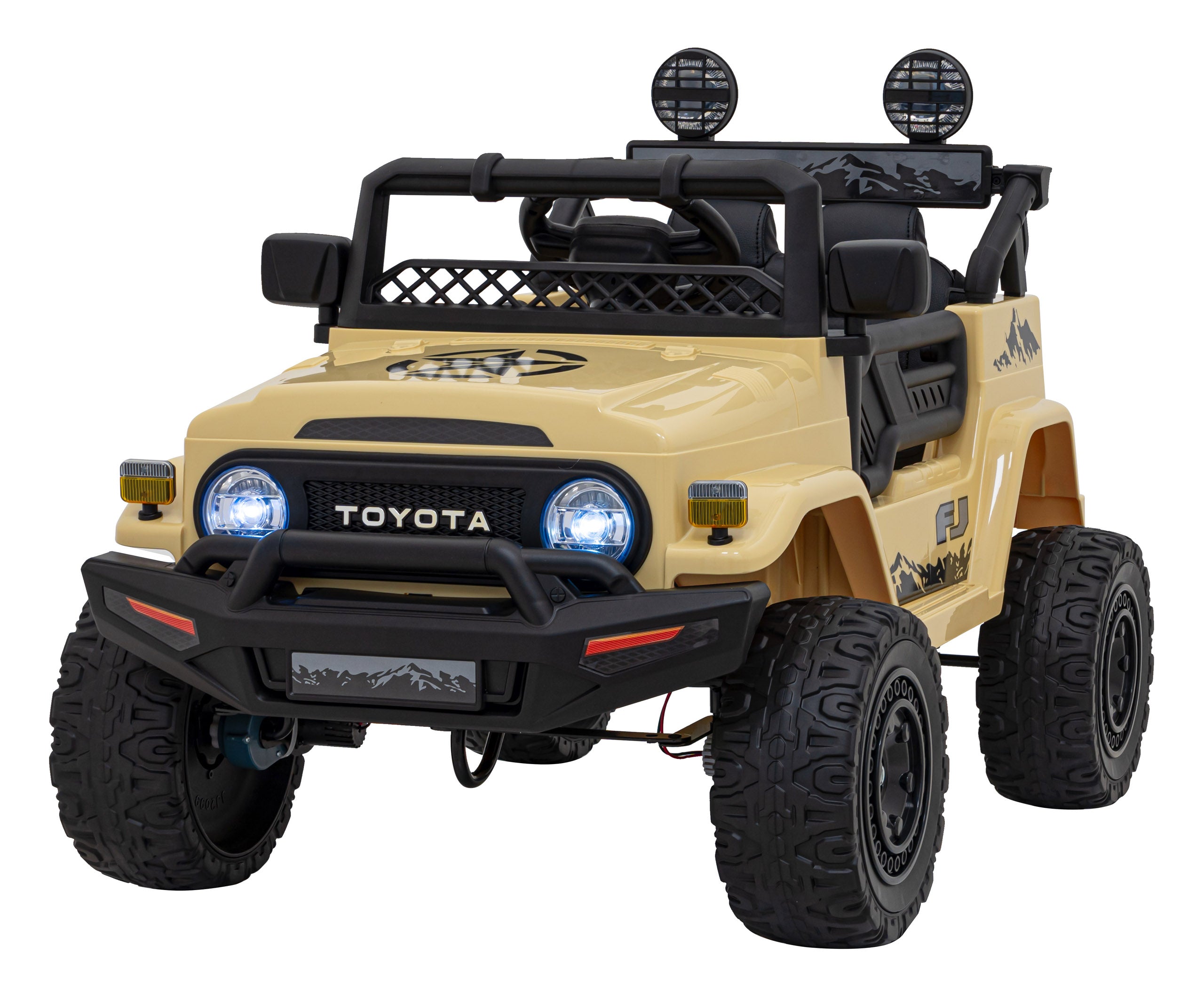 Licencirani auto na akumulator Toyota FJ Cruiser 4x4 - bež