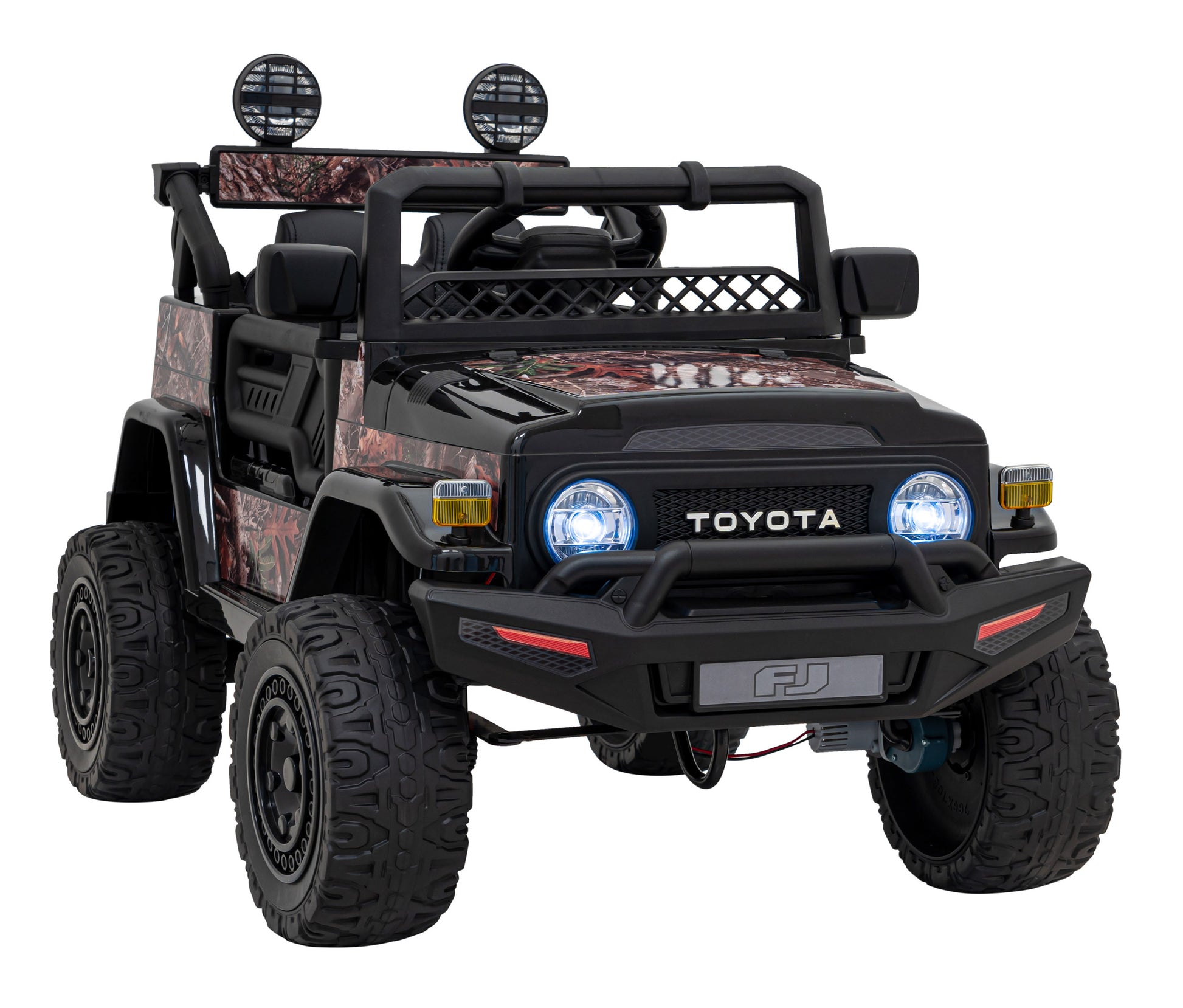 Licencirani auto na akumulator Toyota FJ Cruiser - crni