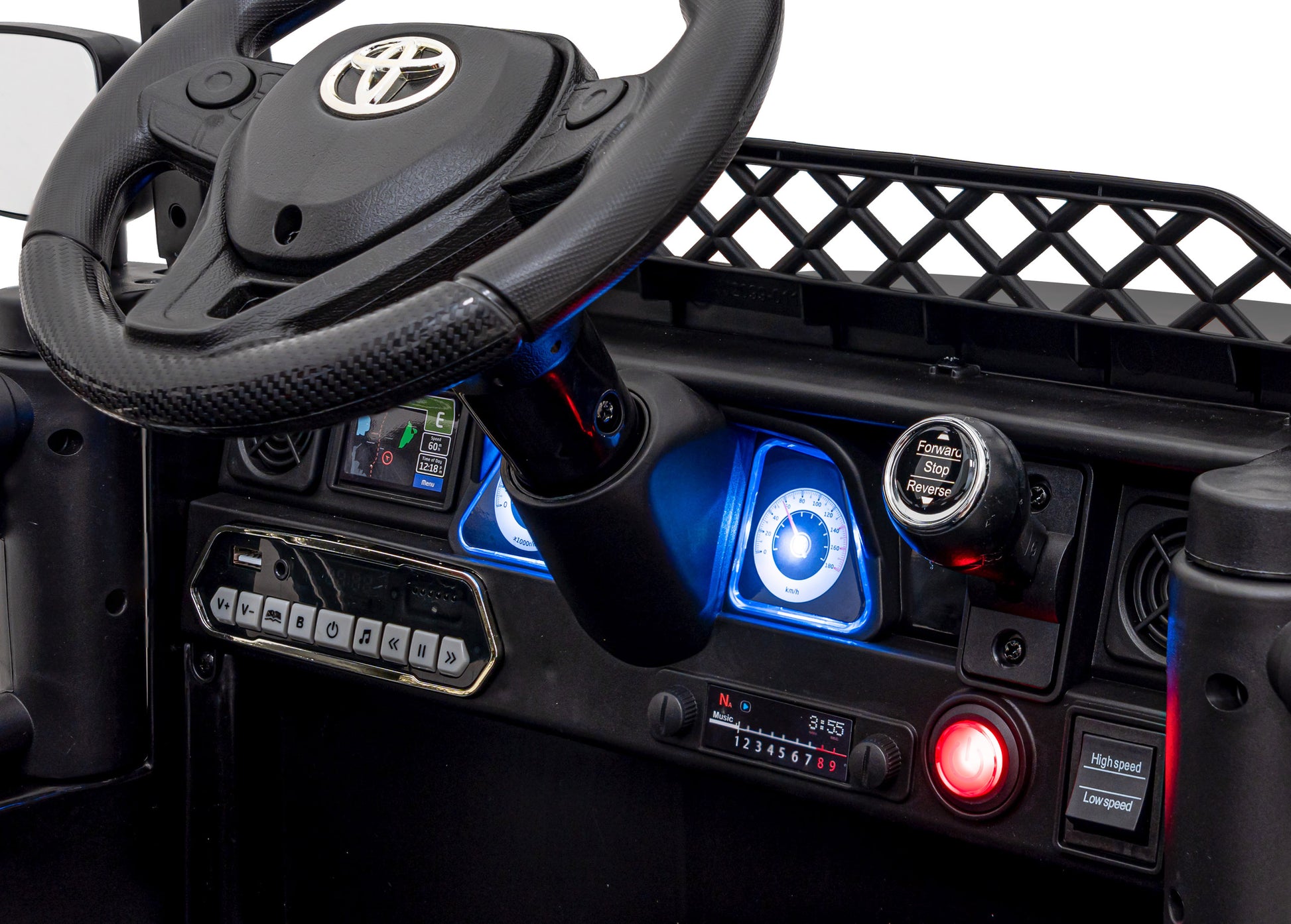 Licencirani auto na akumulator Toyota FJ Cruiser - crni
