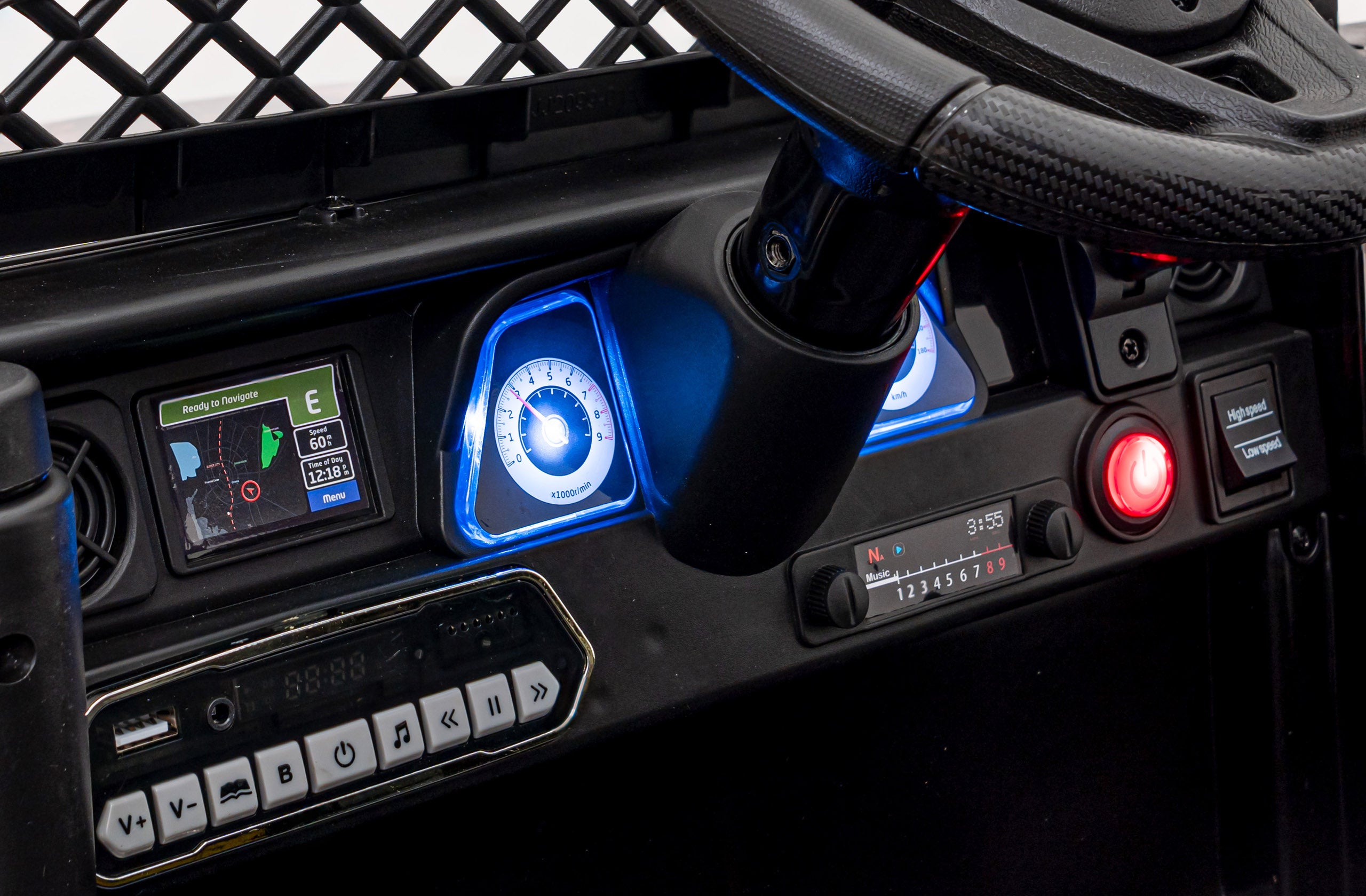 Licencirani auto na akumulator Toyota FJ Cruiser - crni